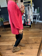 Back & Forth Brushed Fleece Henley - Multiple Options-Long Sleeves-Zenana HT-2321A-Anna Kaytes Boutique, Women's Fashion Boutique in Grinnell, Iowa