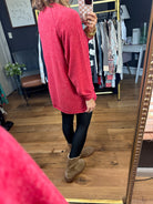 Back & Forth Brushed Fleece Henley - Multiple Options-Long Sleeves-Zenana HT-2321A-Anna Kaytes Boutique, Women's Fashion Boutique in Grinnell, Iowa