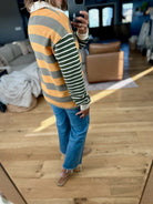 An Easy Edge Rugby Striped Top-Doe & Rae-Anna Kaytes Boutique, Women's Fashion Boutique in Grinnell, Iowa