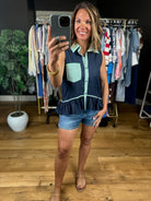 Reach For You Peplum Button-Down Top-Sleeveless-Entro-Anna Kaytes Boutique, Women's Fashion Boutique in Grinnell, Iowa