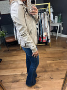 Never Look Back Hooded Vegan Leather Moto Jacket - Cream-Jackets-La Caolition-Anna Kaytes Boutique, Women's Fashion Boutique in Grinnell, Iowa