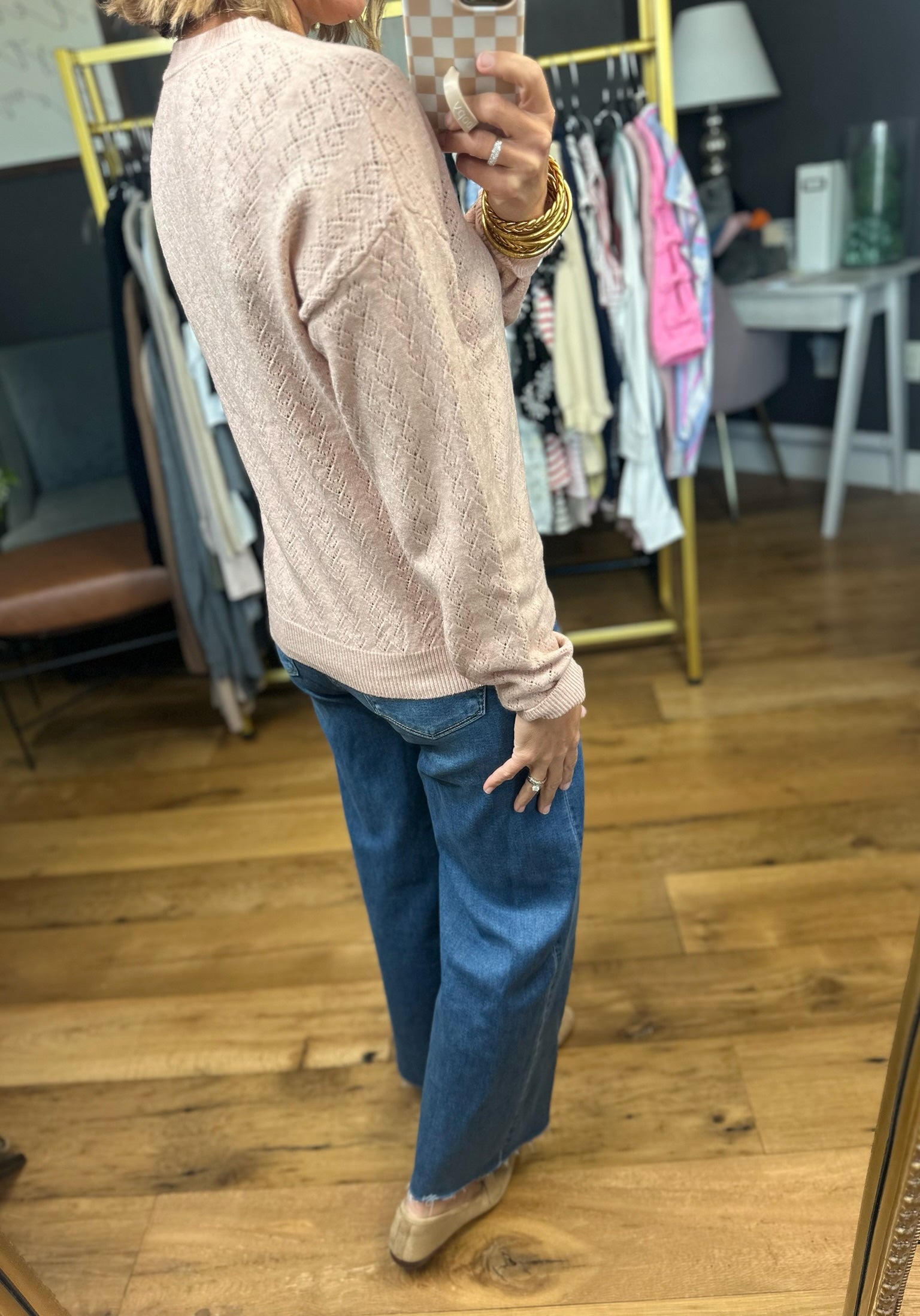 More Like This Lightweight Knit Top - Blush-Staccato-Anna Kaytes Boutique, Women's Fashion Boutique in Grinnell, Iowa