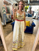 Find Your Path Pocket Maxi Dress - Yellow Multi-Skies Are Blue-Anna Kaytes Boutique, Women's Fashion Boutique in Grinnell, Iowa