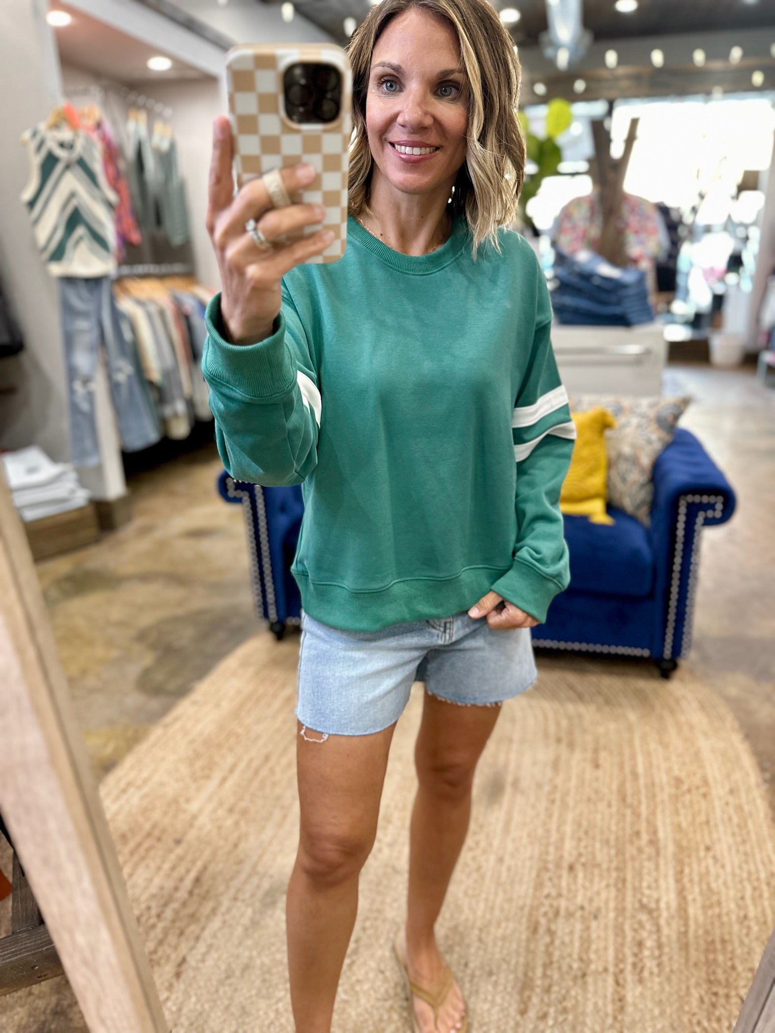 Through The Season Varsity Crew - Multiple Options-Top-Wishlist-Anna Kaytes Boutique, Women's Fashion Boutique in Grinnell, Iowa