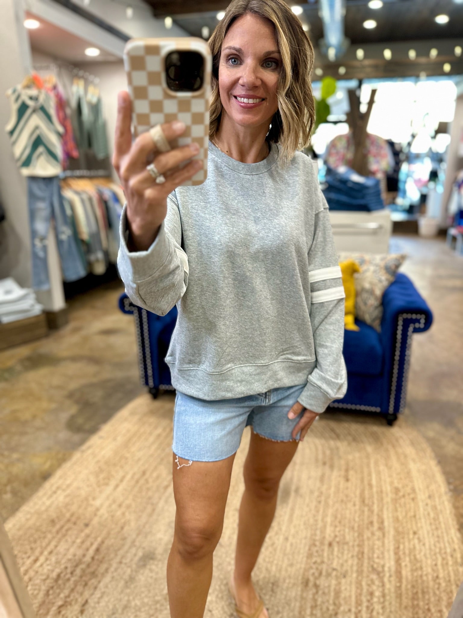 Through The Season Varsity Crew - Multiple Options-Top-Wishlist-Anna Kaytes Boutique, Women's Fashion Boutique in Grinnell, Iowa