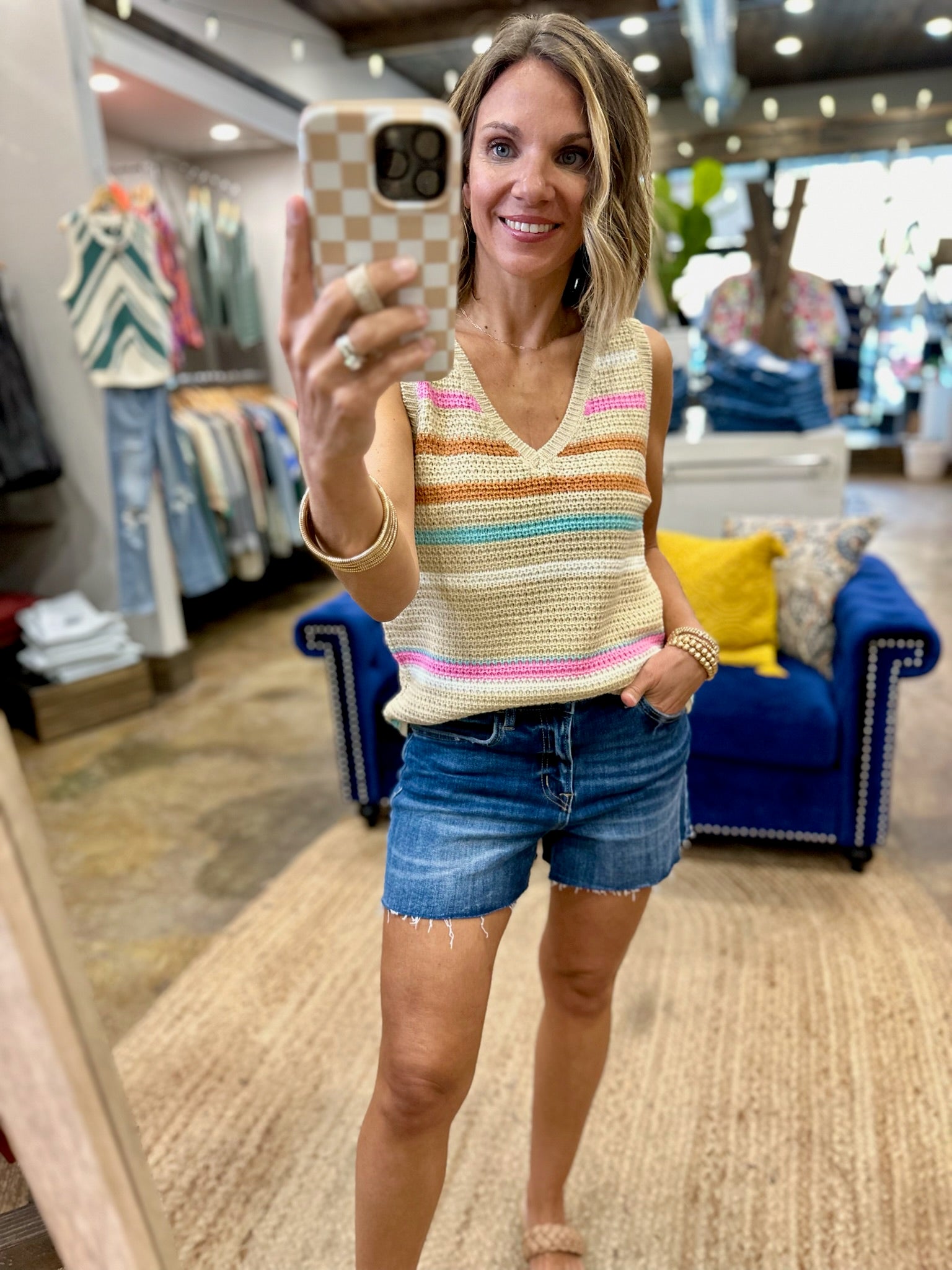 Nothing More True Striped Knit Top - Multiple Options-Wishlist-Anna Kaytes Boutique, Women's Fashion Boutique in Grinnell, Iowa