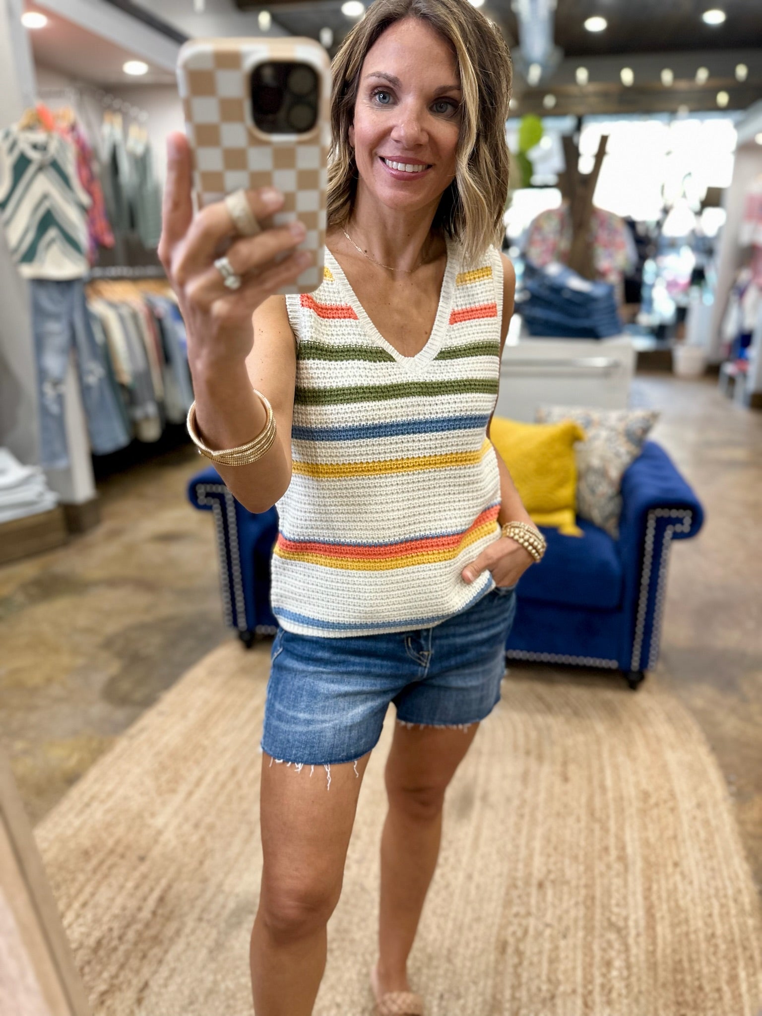 Nothing More True Striped Knit Top - Multiple Options-Wishlist-Anna Kaytes Boutique, Women's Fashion Boutique in Grinnell, Iowa