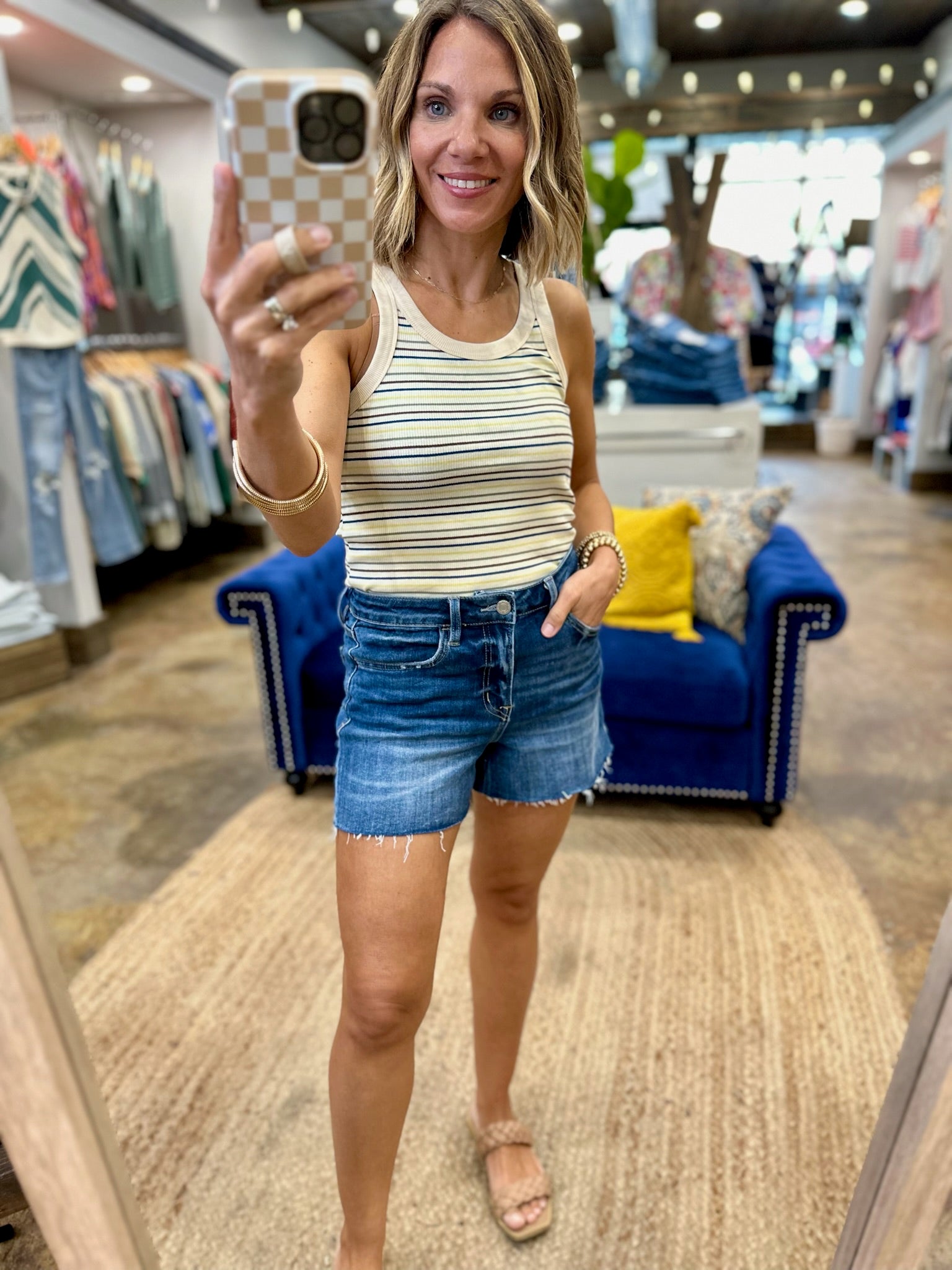 The Right Path Striped Tank - Multiple Options-Be Cool-Anna Kaytes Boutique, Women's Fashion Boutique in Grinnell, Iowa