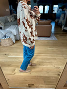 Spotted By You Printed Sweater-By Together-Anna Kaytes Boutique, Women's Fashion Boutique in Grinnell, Iowa