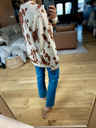 Spotted By You Printed Sweater-By Together-Anna Kaytes Boutique, Women's Fashion Boutique in Grinnell, Iowa