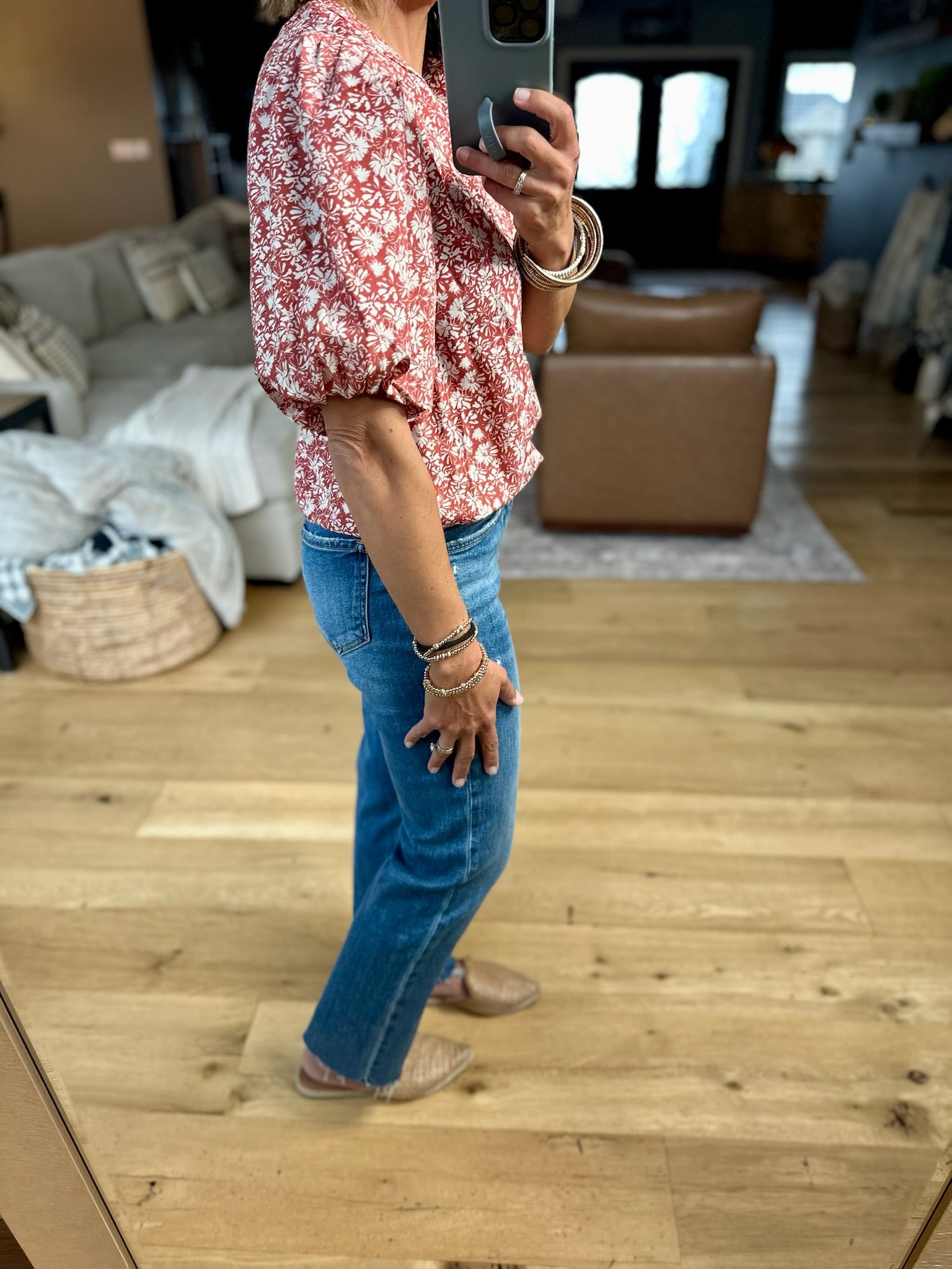 Warmth Of Wildflowers Floral Top-Anniewear-Anna Kaytes Boutique, Women's Fashion Boutique in Grinnell, Iowa