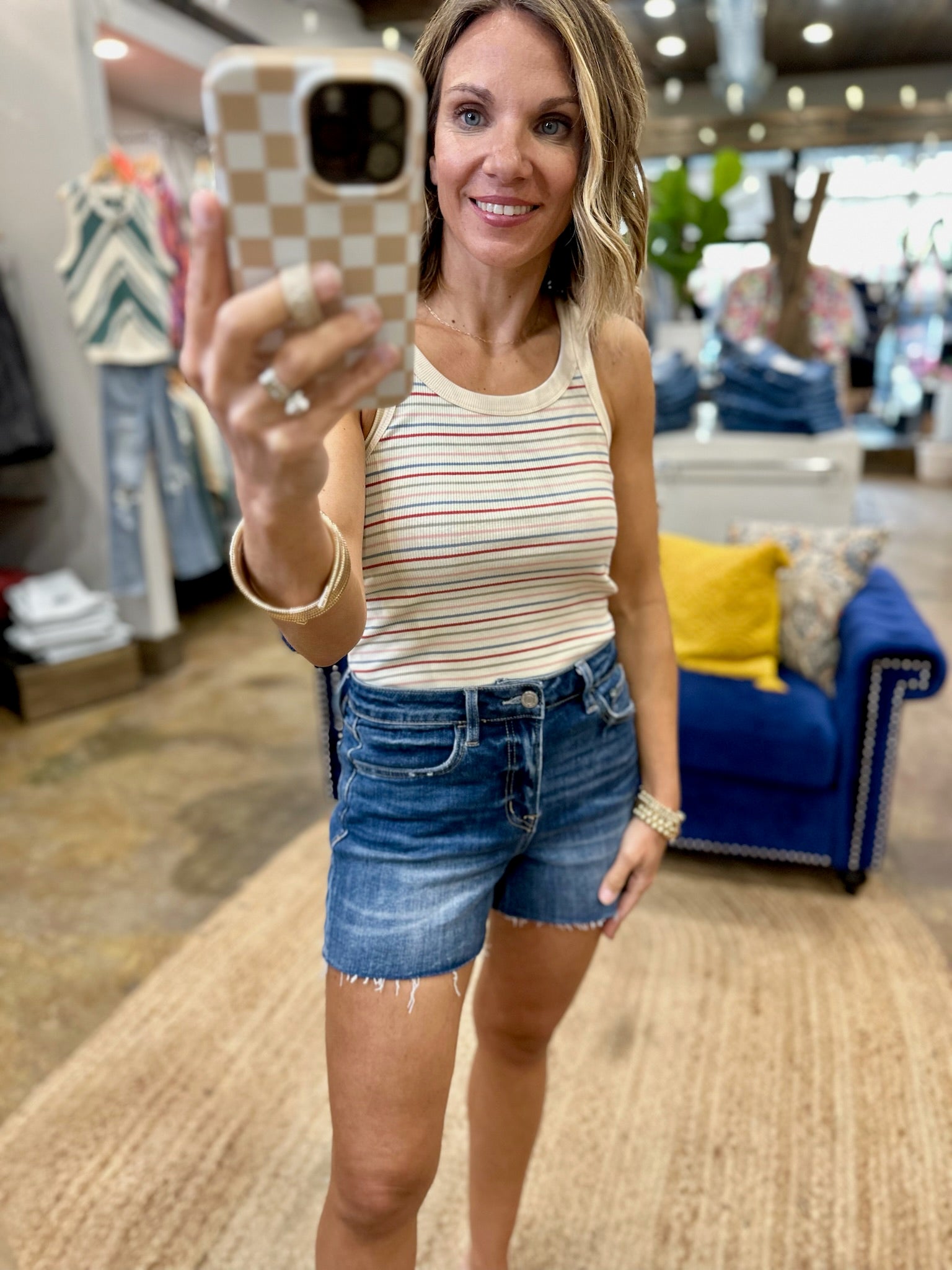 The Right Path Striped Tank - Multiple Options-Be Cool-Anna Kaytes Boutique, Women's Fashion Boutique in Grinnell, Iowa