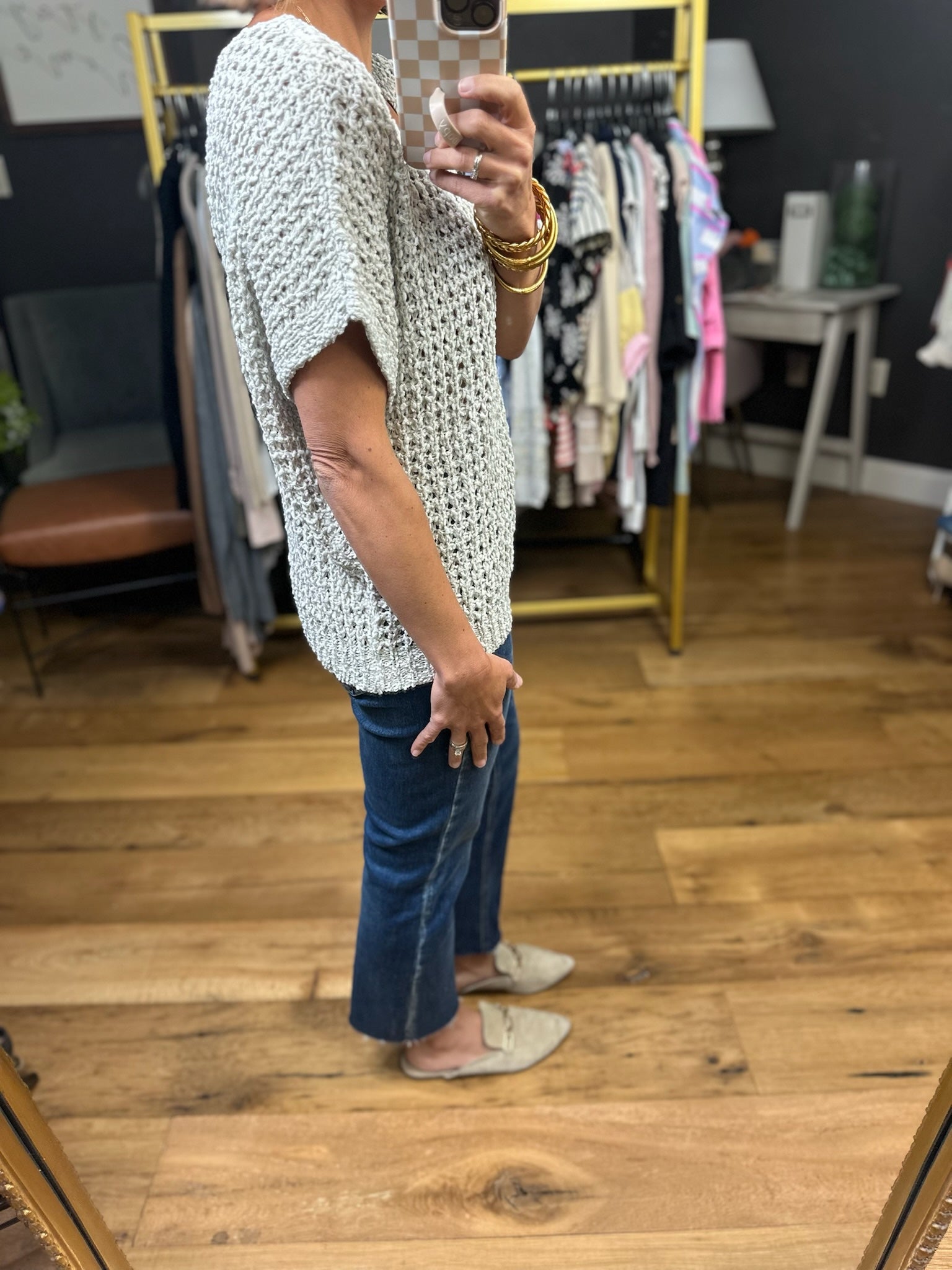 Waiting For You Knit Top - Sand-Eesome-Anna Kaytes Boutique, Women's Fashion Boutique in Grinnell, Iowa
