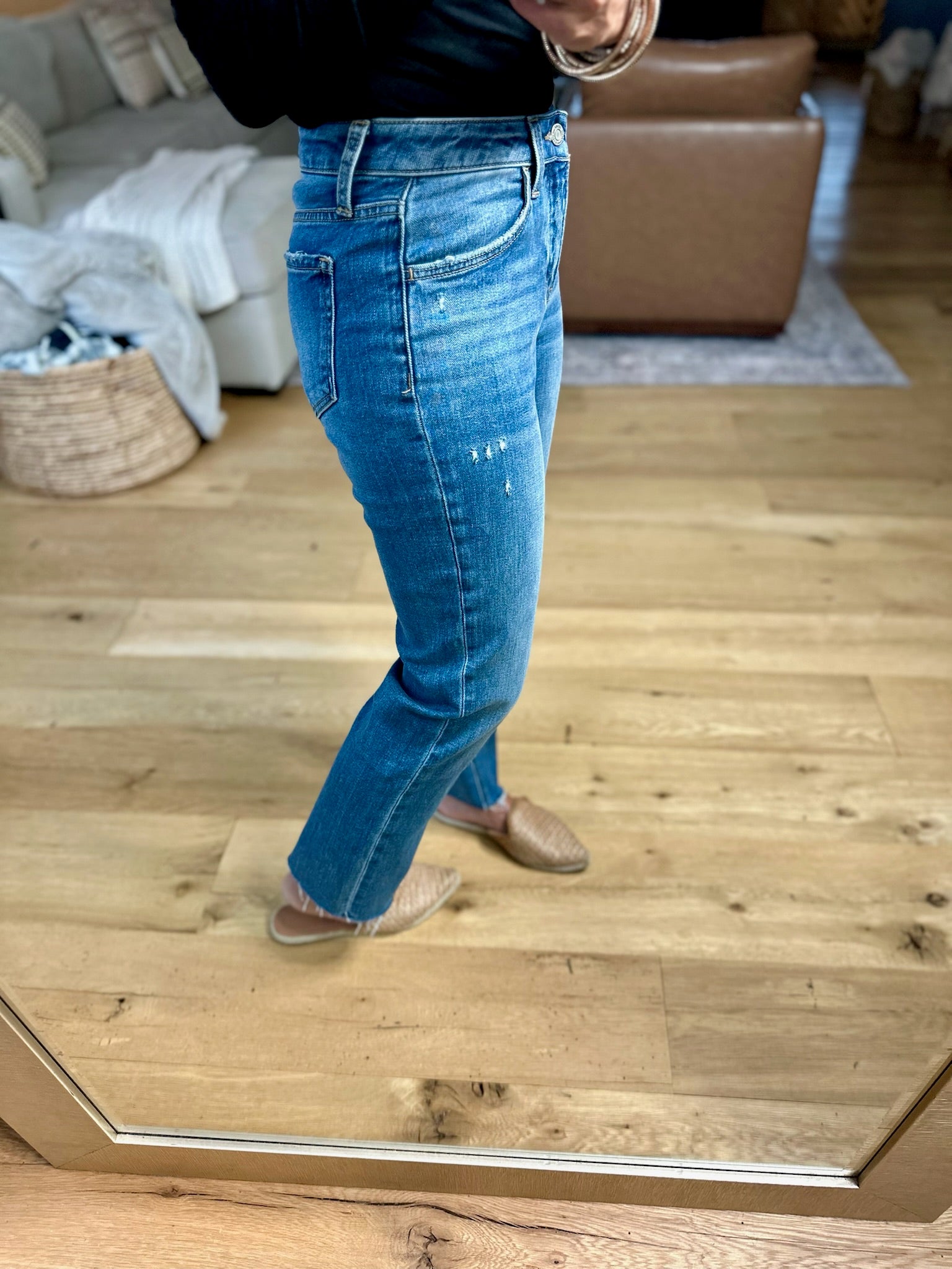 The Emily Mid-Rise Ankle Straight Denim-Vervet-Anna Kaytes Boutique, Women's Fashion Boutique in Grinnell, Iowa