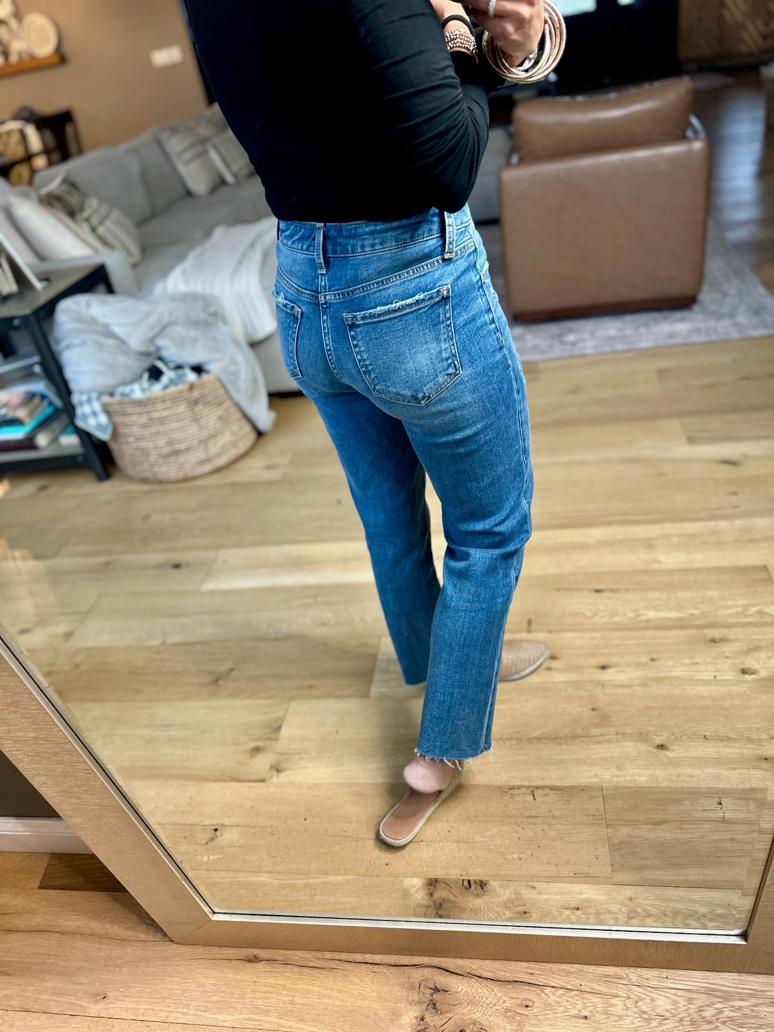 The Emily Mid-Rise Ankle Straight Denim-Vervet-Anna Kaytes Boutique, Women's Fashion Boutique in Grinnell, Iowa