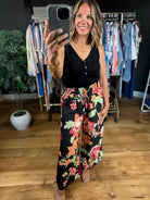 Favorite Place Floral Pants-Pants-Umgee-Anna Kaytes Boutique, Women's Fashion Boutique in Grinnell, Iowa