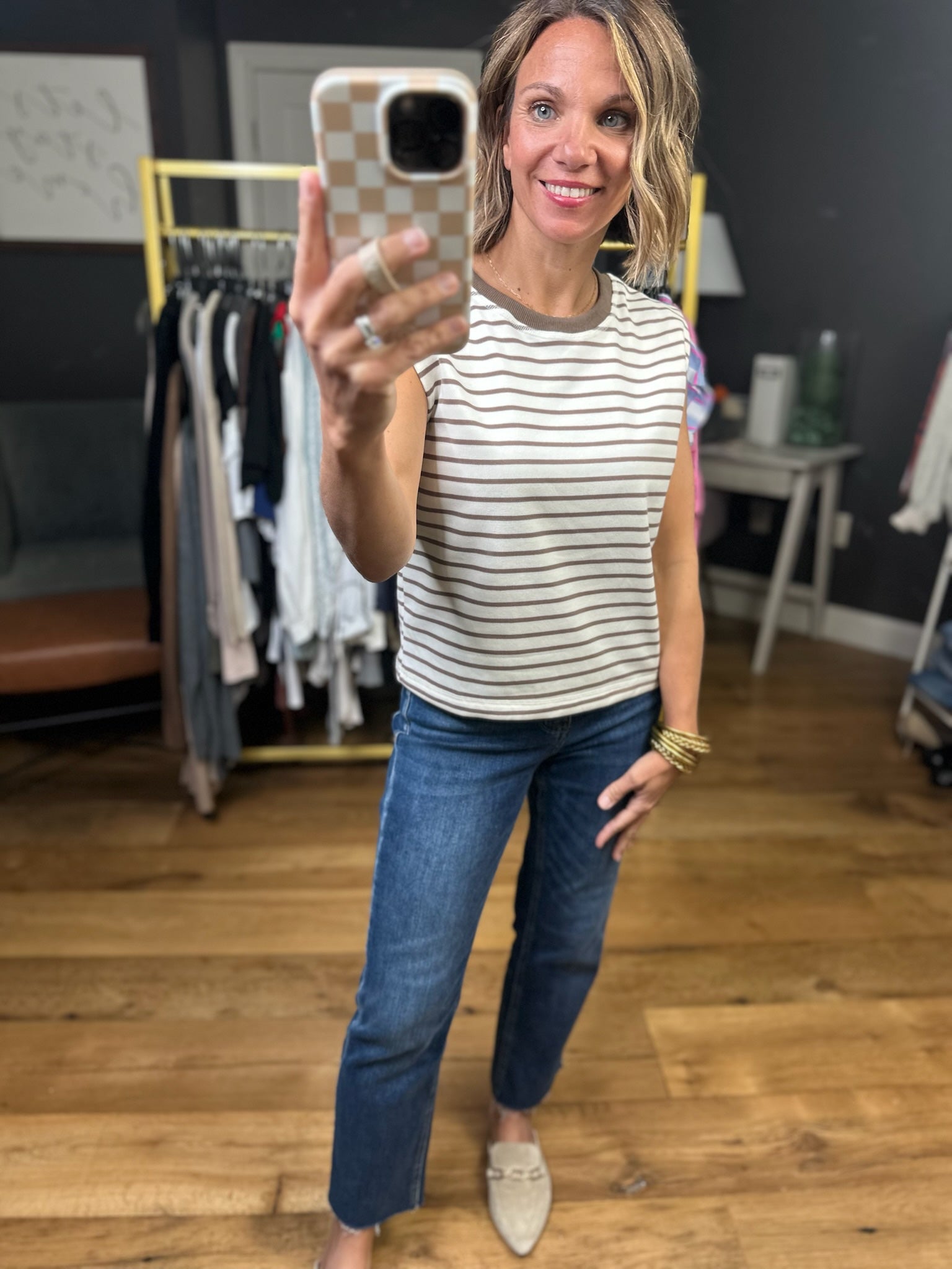 Searching Everywhere Striped Top - Coco-Eesome-Anna Kaytes Boutique, Women's Fashion Boutique in Grinnell, Iowa