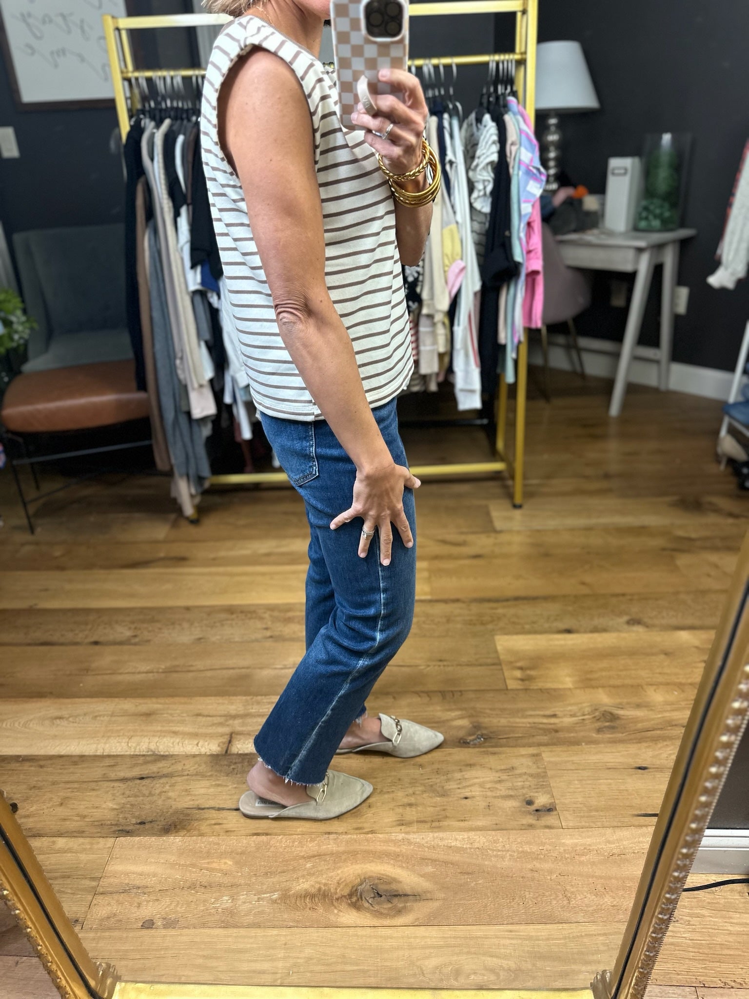 Searching Everywhere Striped Top - Coco-Eesome-Anna Kaytes Boutique, Women's Fashion Boutique in Grinnell, Iowa