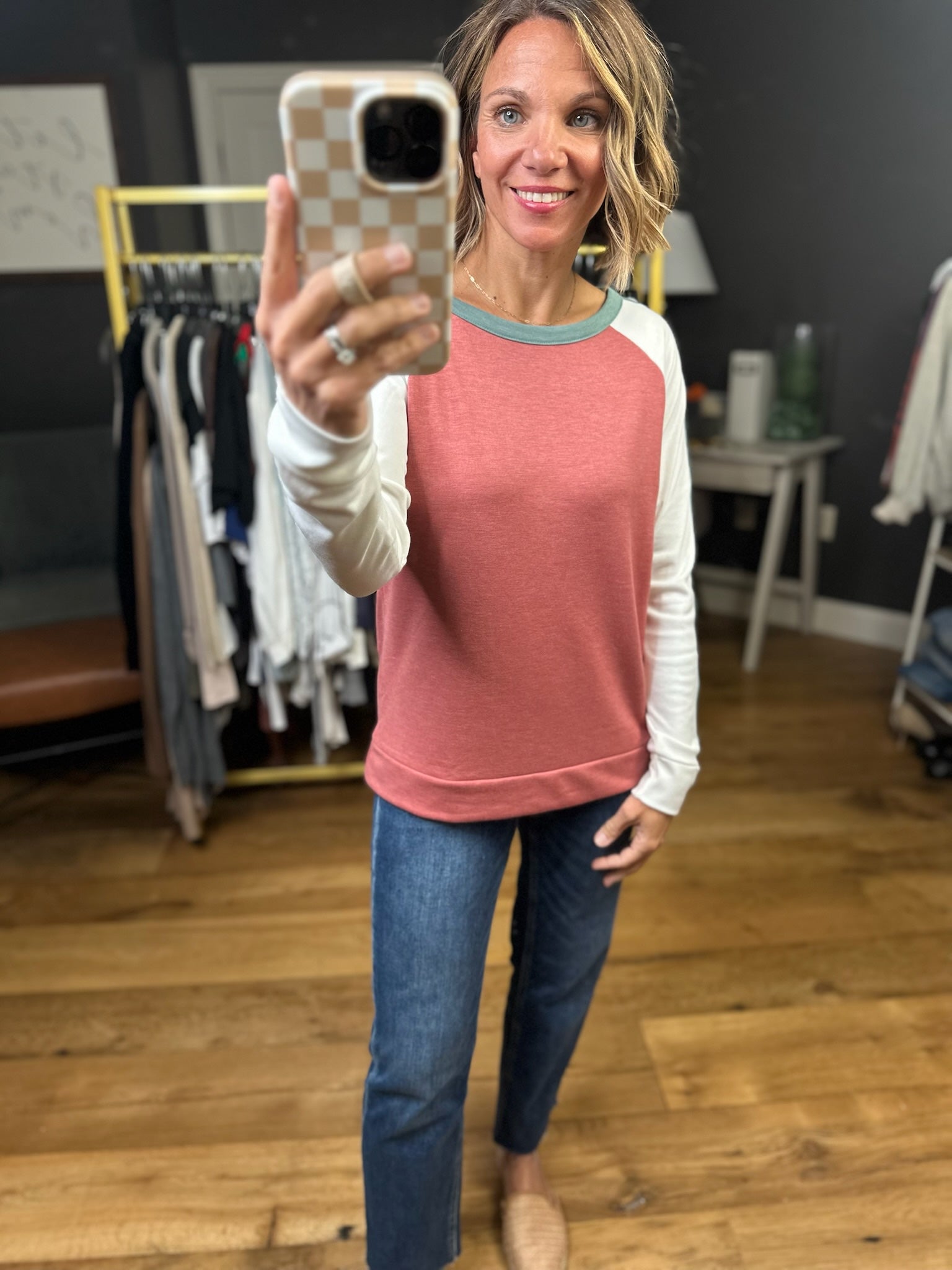 Sure Thing Color Block Long Sleeve Top - Multiple Options-Staccato-Anna Kaytes Boutique, Women's Fashion Boutique in Grinnell, Iowa