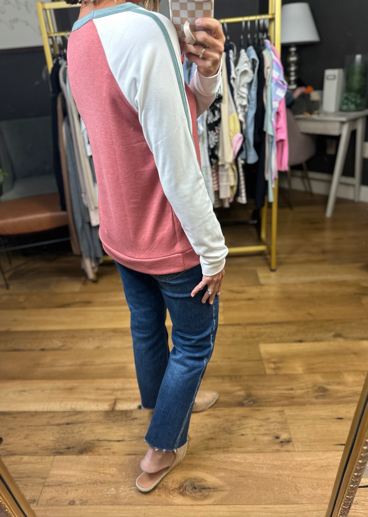 Sure Thing Color Block Long Sleeve Top - Multiple Options-Staccato-Anna Kaytes Boutique, Women's Fashion Boutique in Grinnell, Iowa