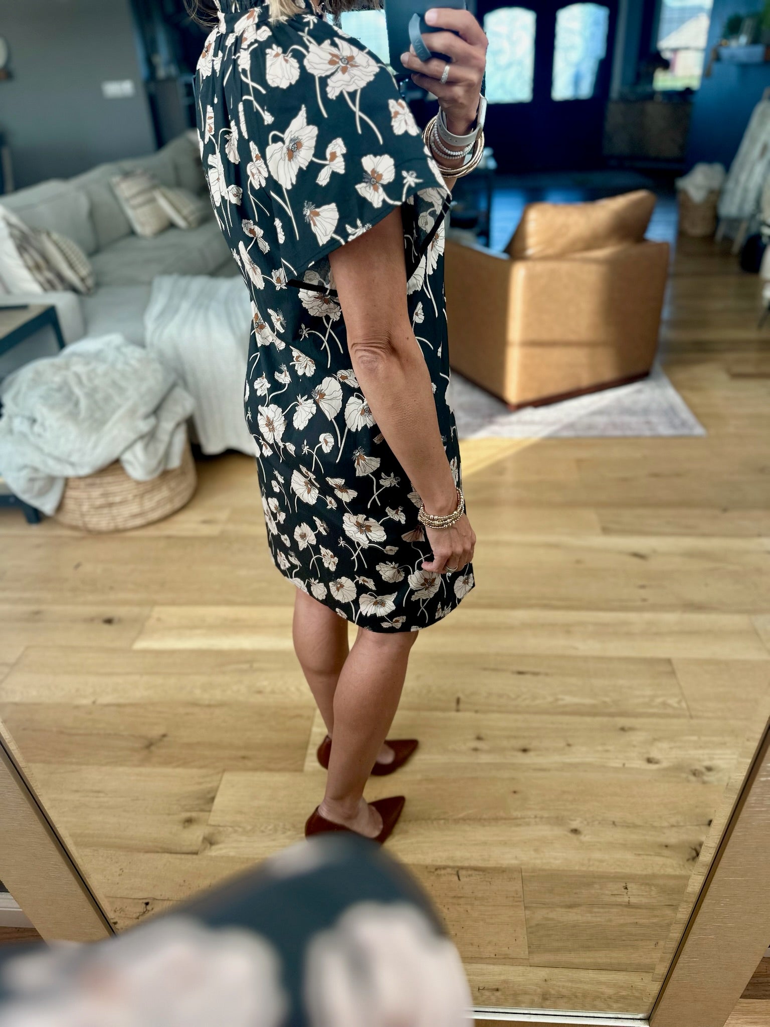 Looking To The Future Floral Dress-THML-Anna Kaytes Boutique, Women's Fashion Boutique in Grinnell, Iowa