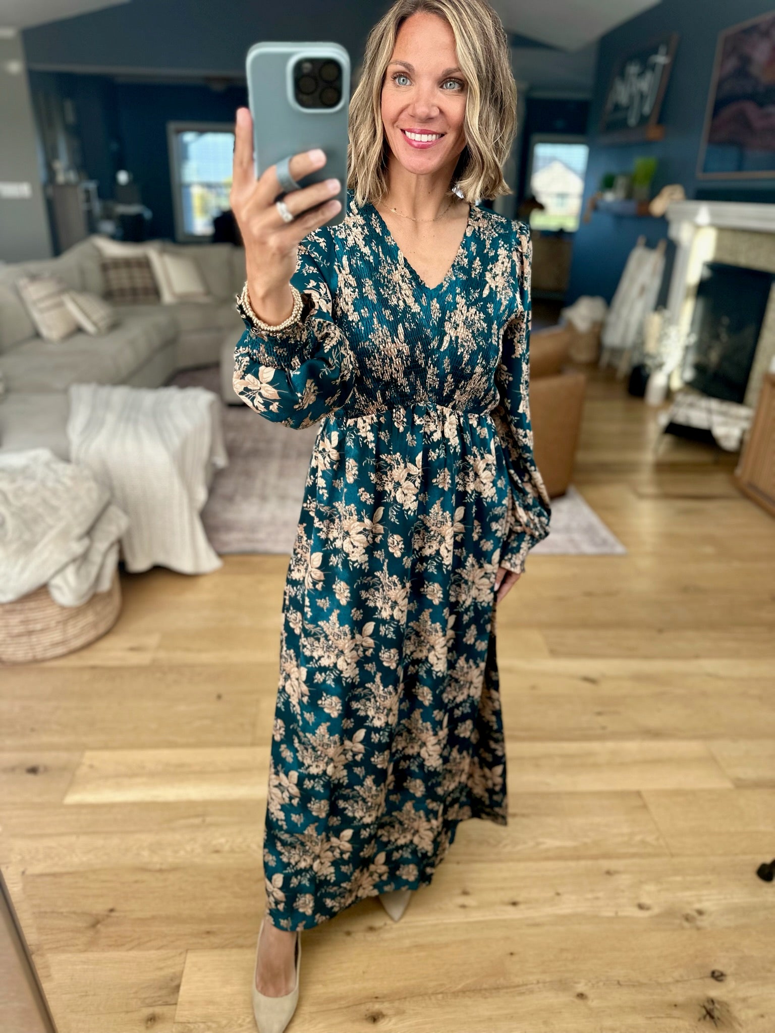 The Only Way Floral Pocket Maxi Dress-Hayden-Anna Kaytes Boutique, Women's Fashion Boutique in Grinnell, Iowa