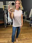 The Right Questions Striped Cap-Sleeve Top - Multiple Options-Staccato-Anna Kaytes Boutique, Women's Fashion Boutique in Grinnell, Iowa