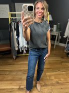 The Right Questions Striped Cap-Sleeve Top - Multiple Options-Staccato-Anna Kaytes Boutique, Women's Fashion Boutique in Grinnell, Iowa