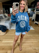 America Crewneck Sweatshirt - Multiple Options-Bucketlist-Anna Kaytes Boutique, Women's Fashion Boutique in Grinnell, Iowa