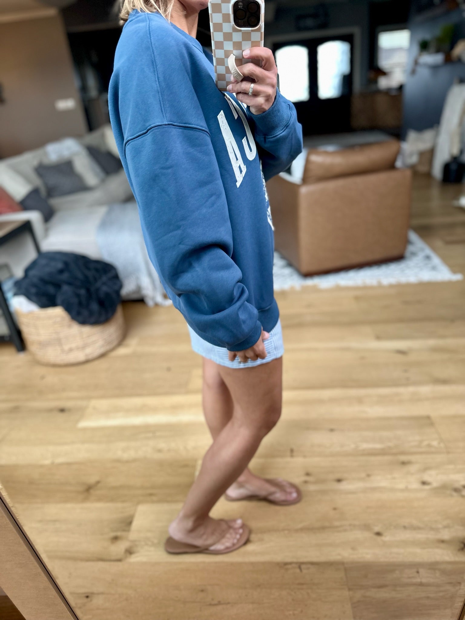 America Crewneck Sweatshirt - Multiple Options-Bucketlist-Anna Kaytes Boutique, Women's Fashion Boutique in Grinnell, Iowa