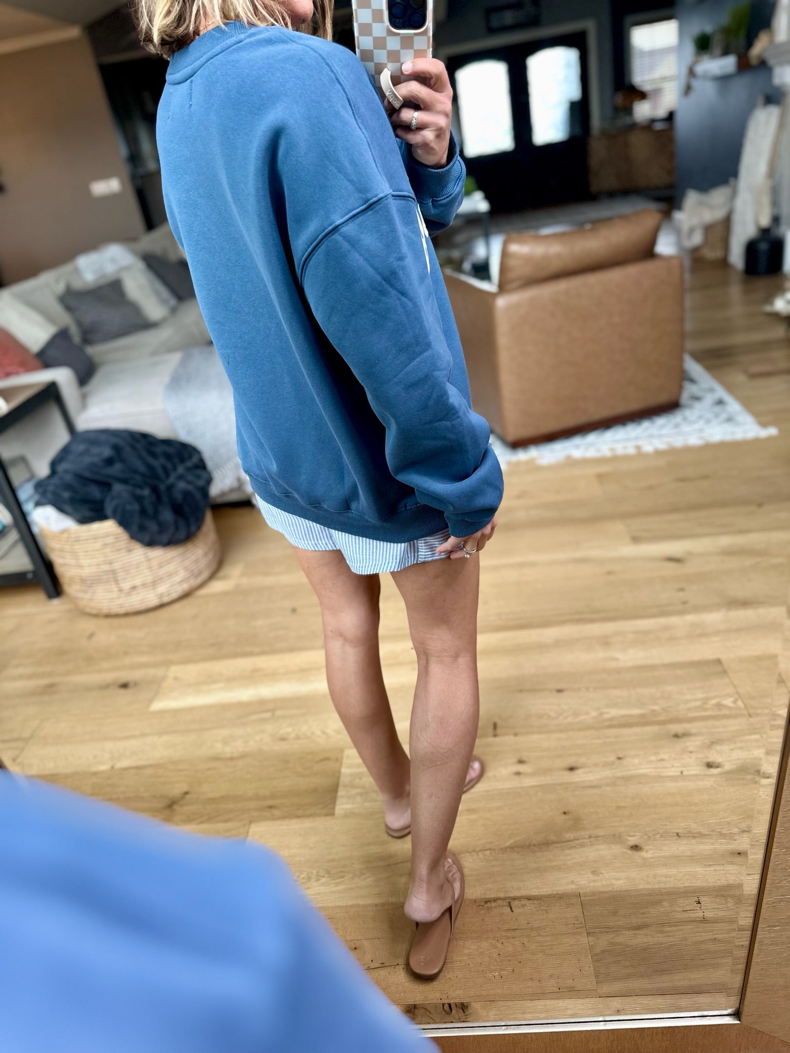 America Crewneck Sweatshirt - Multiple Options-sweaters-Bucketlist-Anna Kaytes Boutique, Women's Fashion Boutique in Grinnell, Iowa