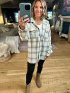 Around The Corner Hooded Shacket-Doe & Rae-Anna Kaytes Boutique, Women's Fashion Boutique in Grinnell, Iowa