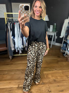 Got No Worries Animal Print Pant - Brown/Black-Wishlist-Anna Kaytes Boutique, Women's Fashion Boutique in Grinnell, Iowa