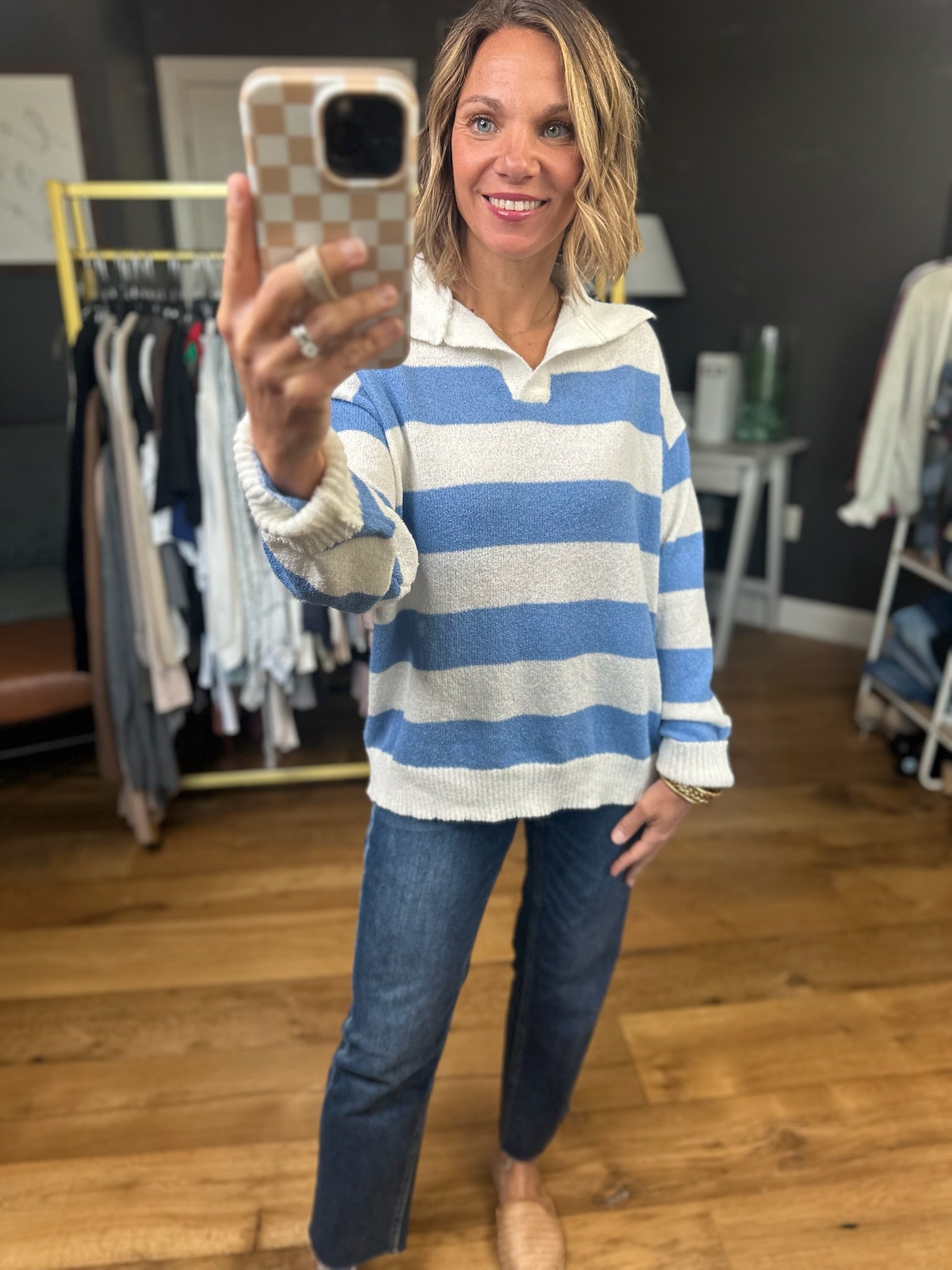 All Worthwhile Striped Sweater - Multiple Options-Wishlist-Anna Kaytes Boutique, Women's Fashion Boutique in Grinnell, Iowa