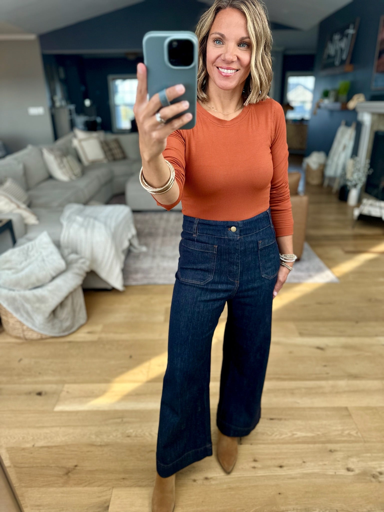 The Alex Soft Washed Straight High-Rise Denim-Eesome-Anna Kaytes Boutique, Women's Fashion Boutique in Grinnell, Iowa