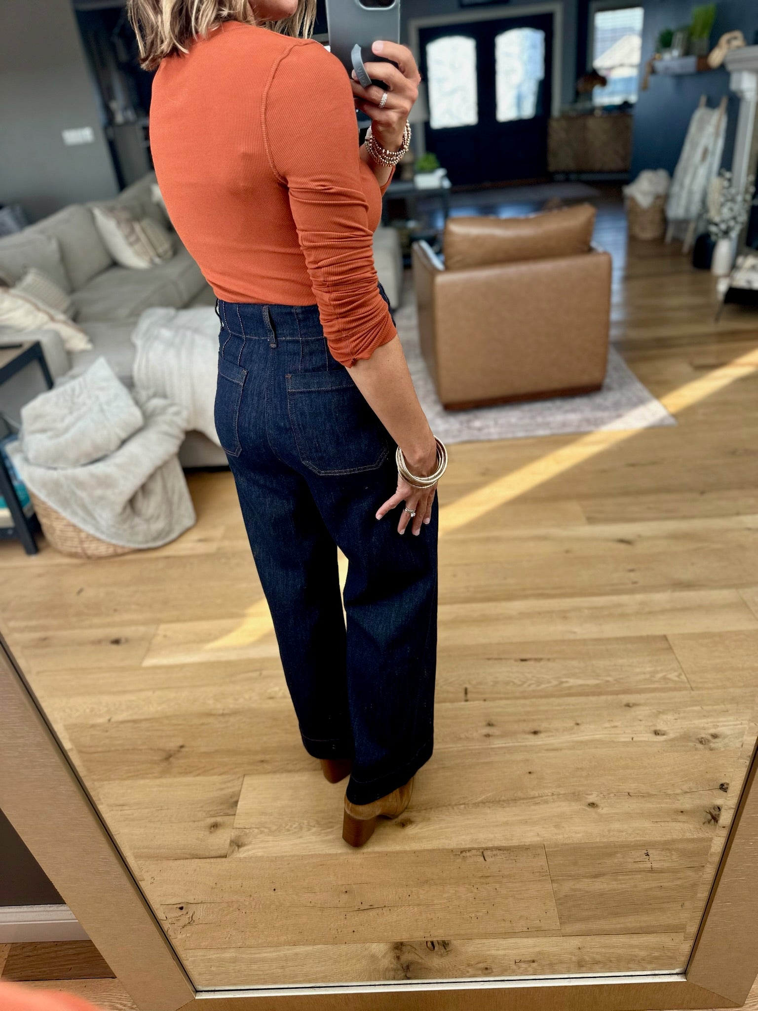 The Alex Soft Washed Straight High-Rise Denim-Eesome-Anna Kaytes Boutique, Women's Fashion Boutique in Grinnell, Iowa