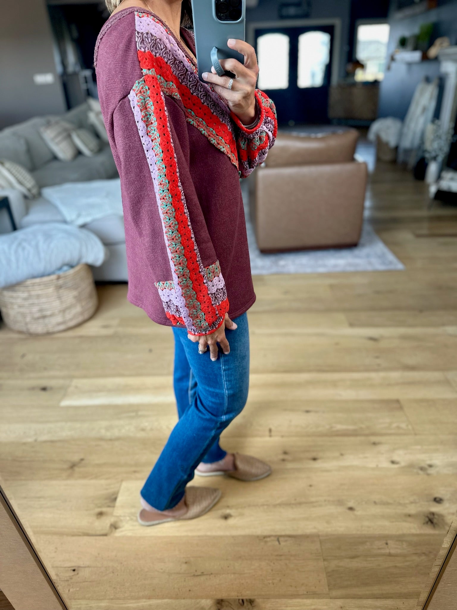 New Journey Crochet Lace Top-sweater-Bucketlist-Anna Kaytes Boutique, Women's Fashion Boutique in Grinnell, Iowa