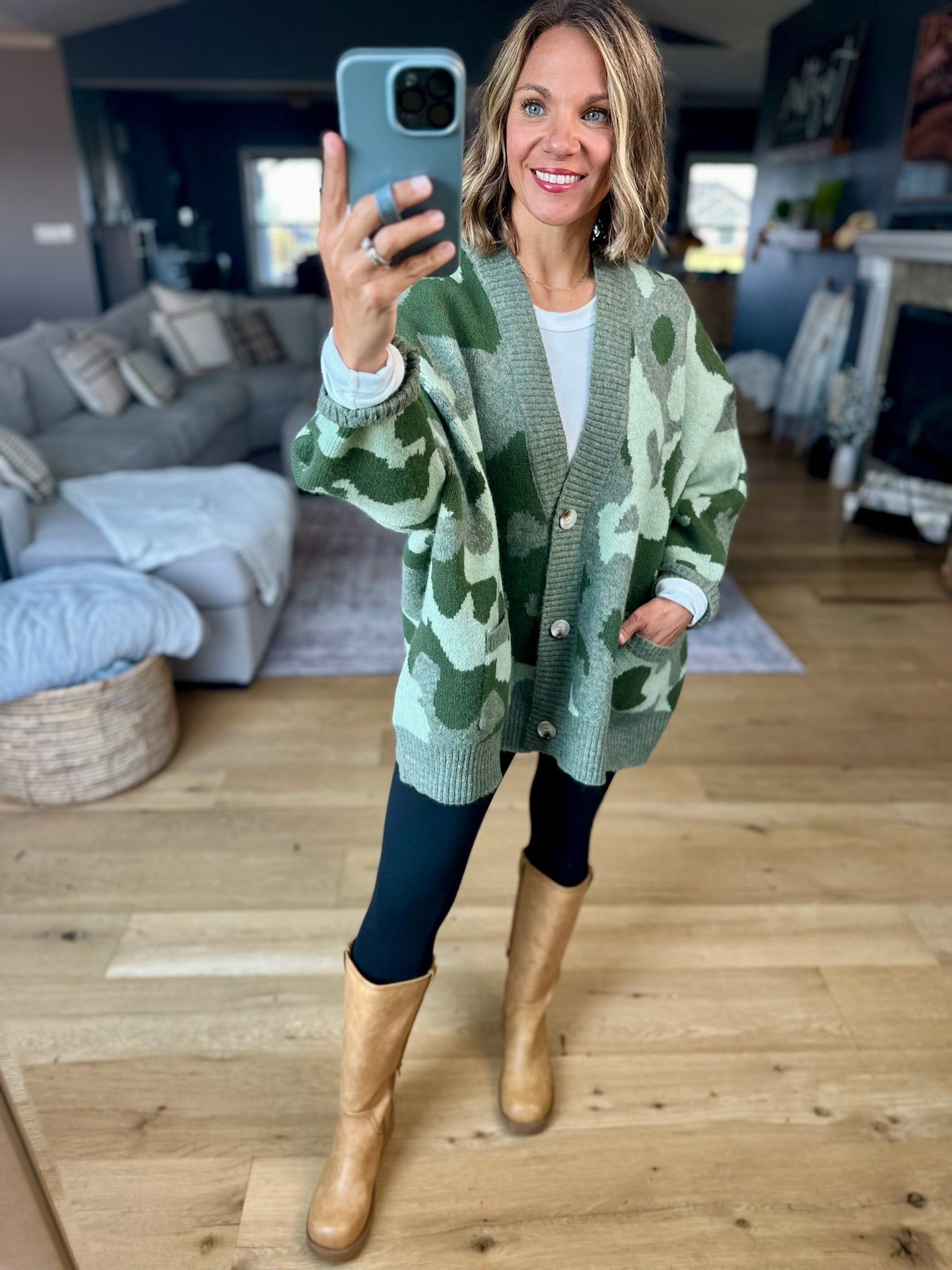 Hidden Treasure Oversized Cardigan-Bucketlist-Anna Kaytes Boutique, Women's Fashion Boutique in Grinnell, Iowa