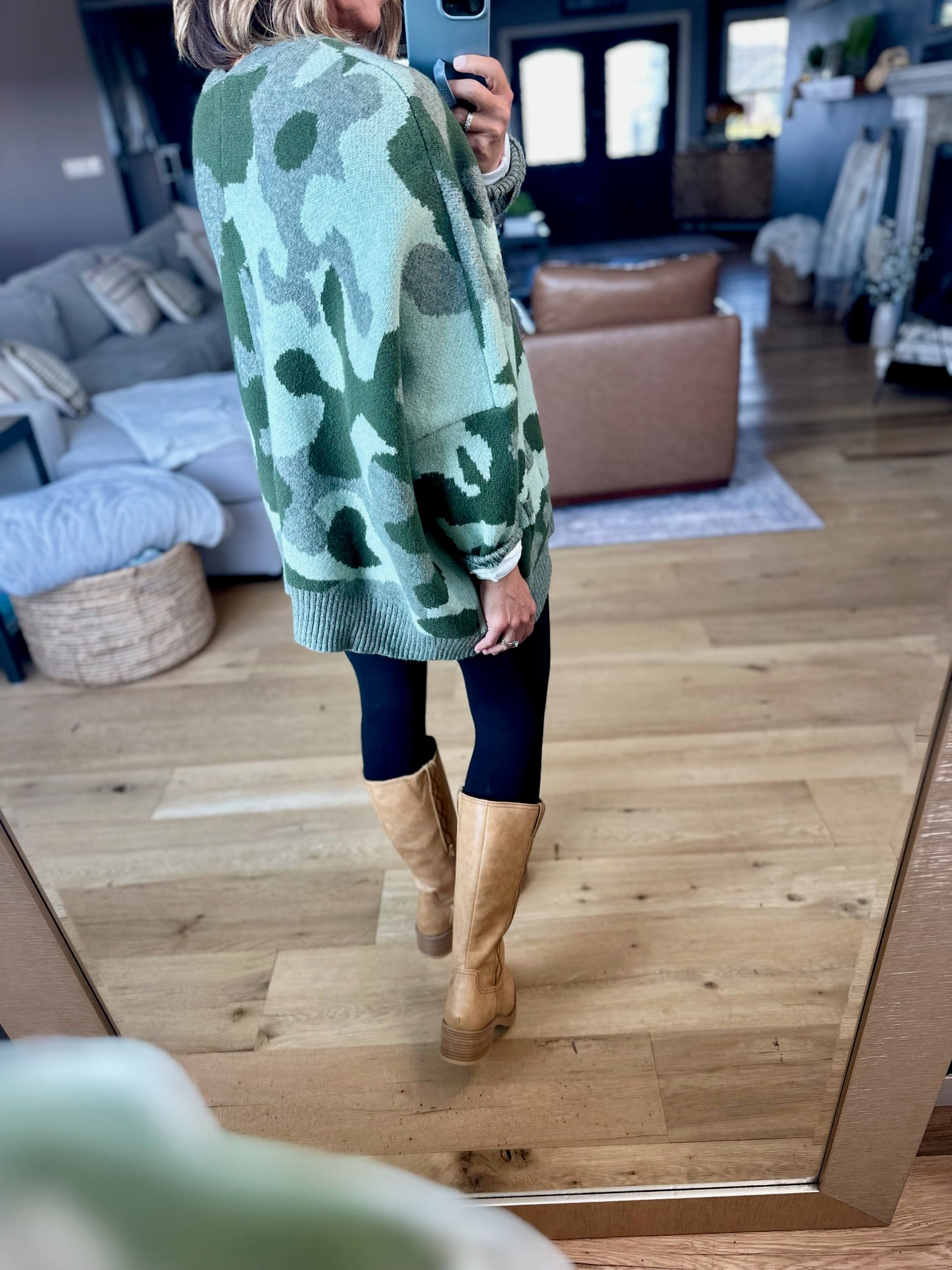 **Hidden Treasure Oversized Cardigan-sweater-Bucketlist-Anna Kaytes Boutique, Women's Fashion Boutique in Grinnell, Iowa