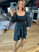 Any Way Possible Tiered Dress - Black-In Loom-Anna Kaytes Boutique, Women's Fashion Boutique in Grinnell, Iowa