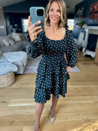 Any Way Possible Tiered Dress - Black-In Loom-Anna Kaytes Boutique, Women's Fashion Boutique in Grinnell, Iowa