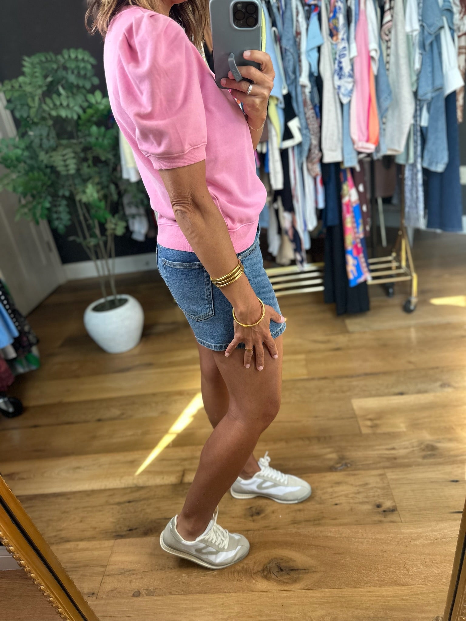 Living The Dream Mineral Wash Top-Short Sleeves-Fate-Anna Kaytes Boutique, Women's Fashion Boutique in Grinnell, Iowa
