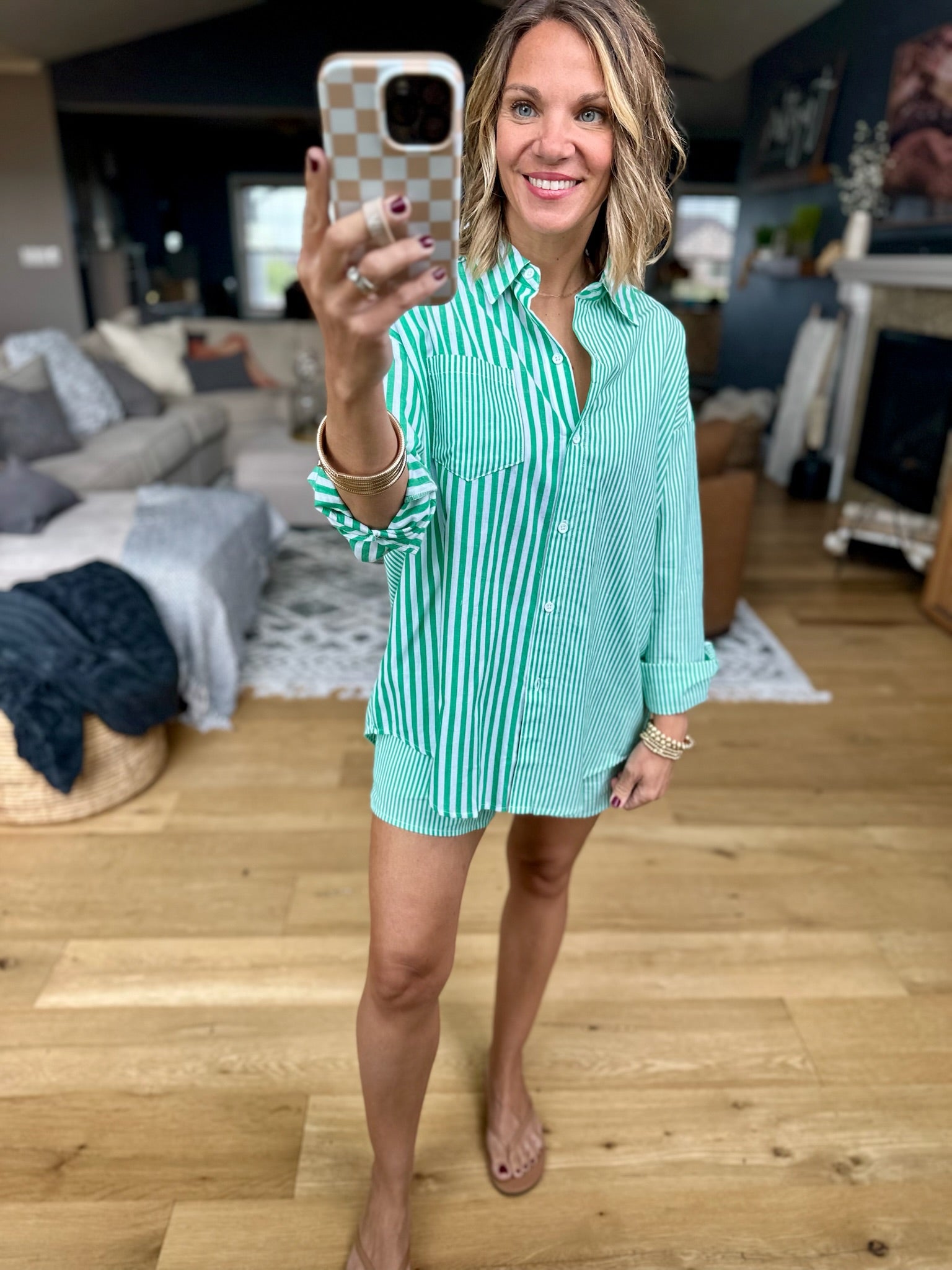 More Than Ever Contrasting Stripe Set - Multiple Options-Two Piece Set-Wishlist-Anna Kaytes Boutique, Women's Fashion Boutique in Grinnell, Iowa