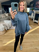 Work This Out Mock-Neck Washed Pullover-Bucketlist-Anna Kaytes Boutique, Women's Fashion Boutique in Grinnell, Iowa
