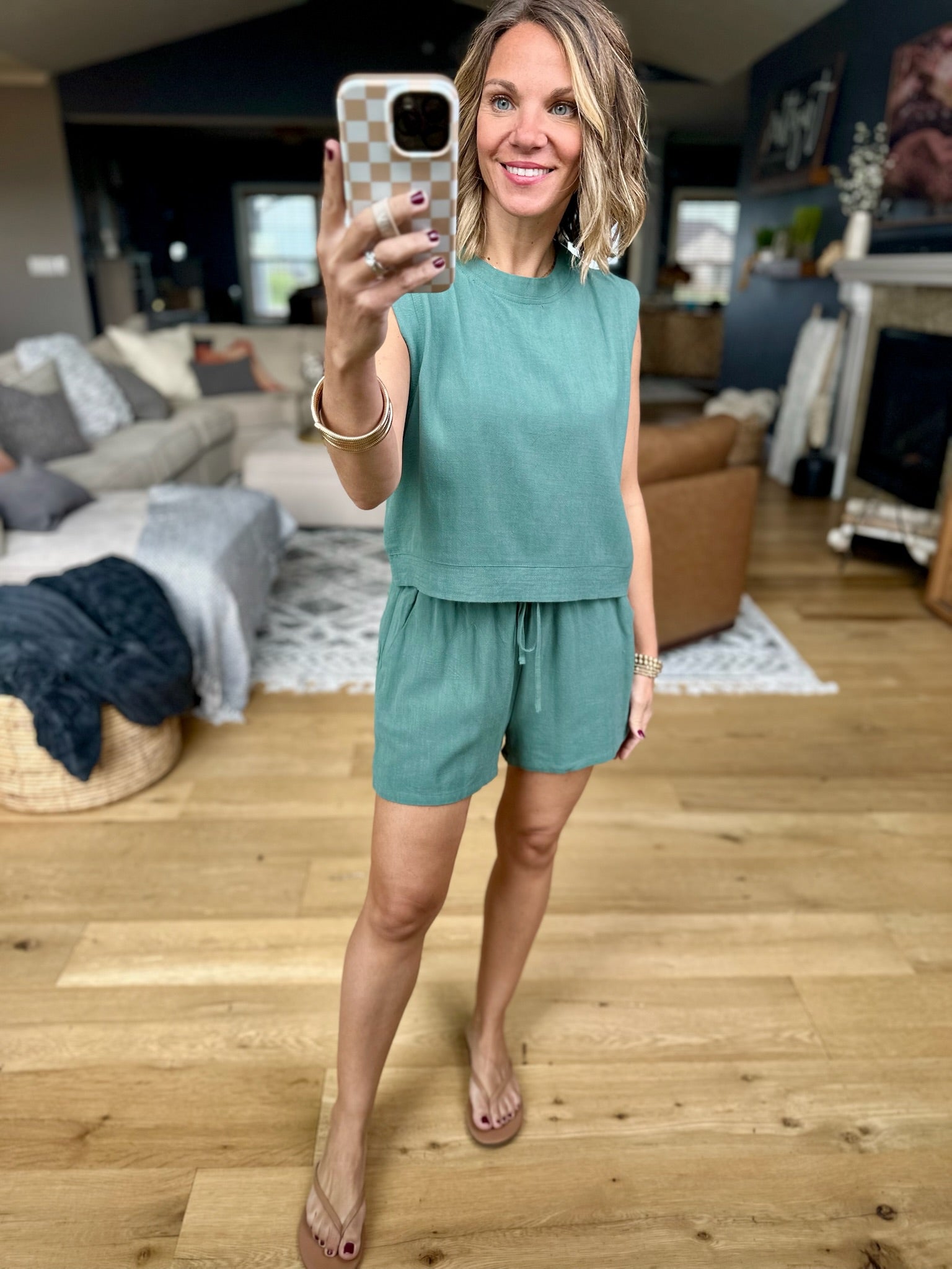 Where I'm From Two-Piece Set - Teal Green-Two Piece Set-Wishlist-Anna Kaytes Boutique, Women's Fashion Boutique in Grinnell, Iowa