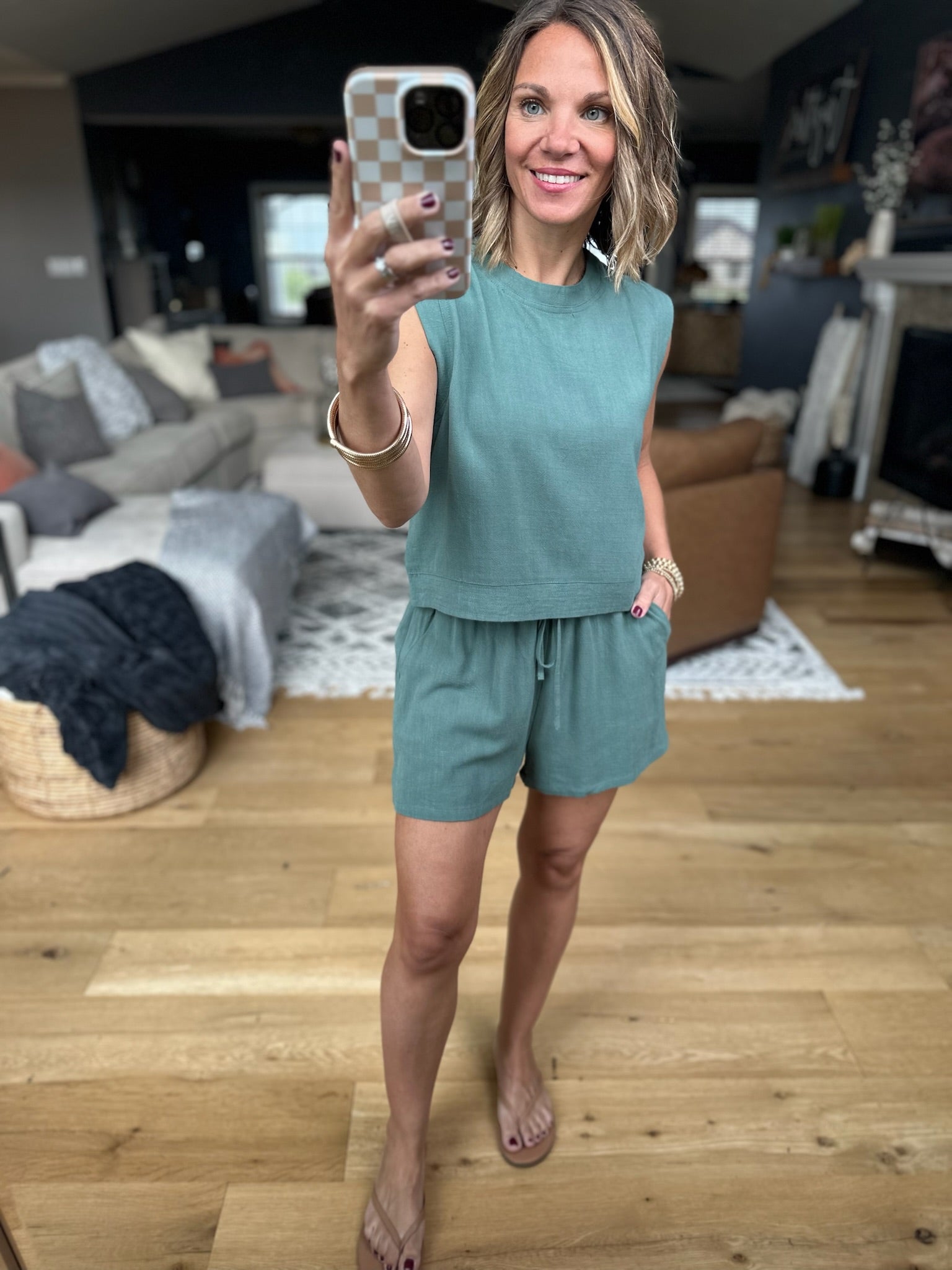Where I'm From Two-Piece Set - Teal Green-Wishlist-Anna Kaytes Boutique, Women's Fashion Boutique in Grinnell, Iowa