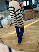 Easy Everyday Striped Knit Sweater-By Together-Anna Kaytes Boutique, Women's Fashion Boutique in Grinnell, Iowa
