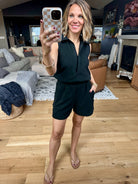 **Going Above Collar Romper - Multiple Options-Wishlist-Anna Kaytes Boutique, Women's Fashion Boutique in Grinnell, Iowa