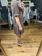 See Through Me Animal Print Dress - Black Multi-Jodifl-Anna Kaytes Boutique, Women's Fashion Boutique in Grinnell, Iowa