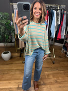 Right Moments Striped Knit-Sweaters-Wishlist-Anna Kaytes Boutique, Women's Fashion Boutique in Grinnell, Iowa